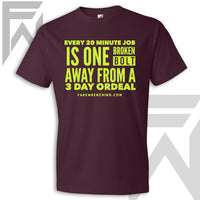 One Broken Bolt - Colored Unisex T-Shirt