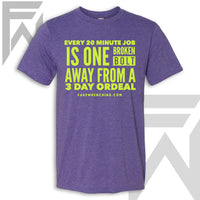 One Broken Bolt - Colored Unisex T-Shirt