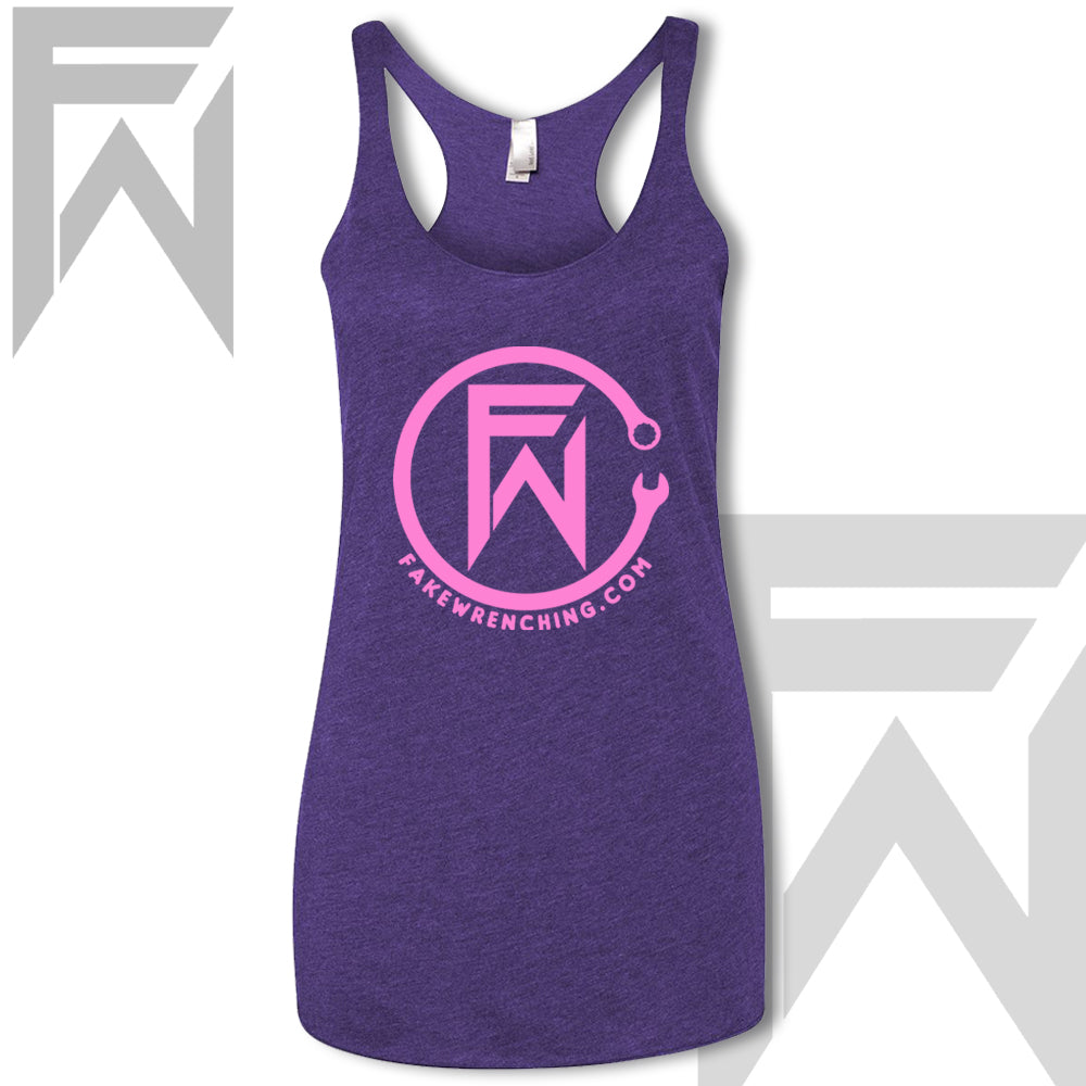 pink purple top view 6 — FW CircleWrench Racerback Tank