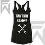 Death Wobble Survivor - Racerback Tank
