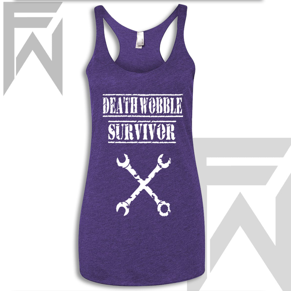 Death Wobble Survivor - Racerback Tank