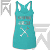 Death Wobble Survivor - Racerback Tank