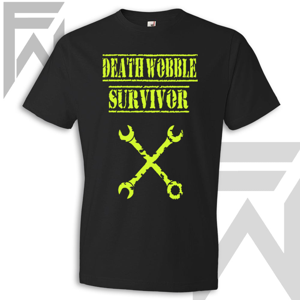 Death Wobble Survivor Black Shirt