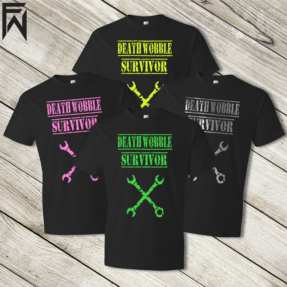 Death Wobble Survivor Black Shirt