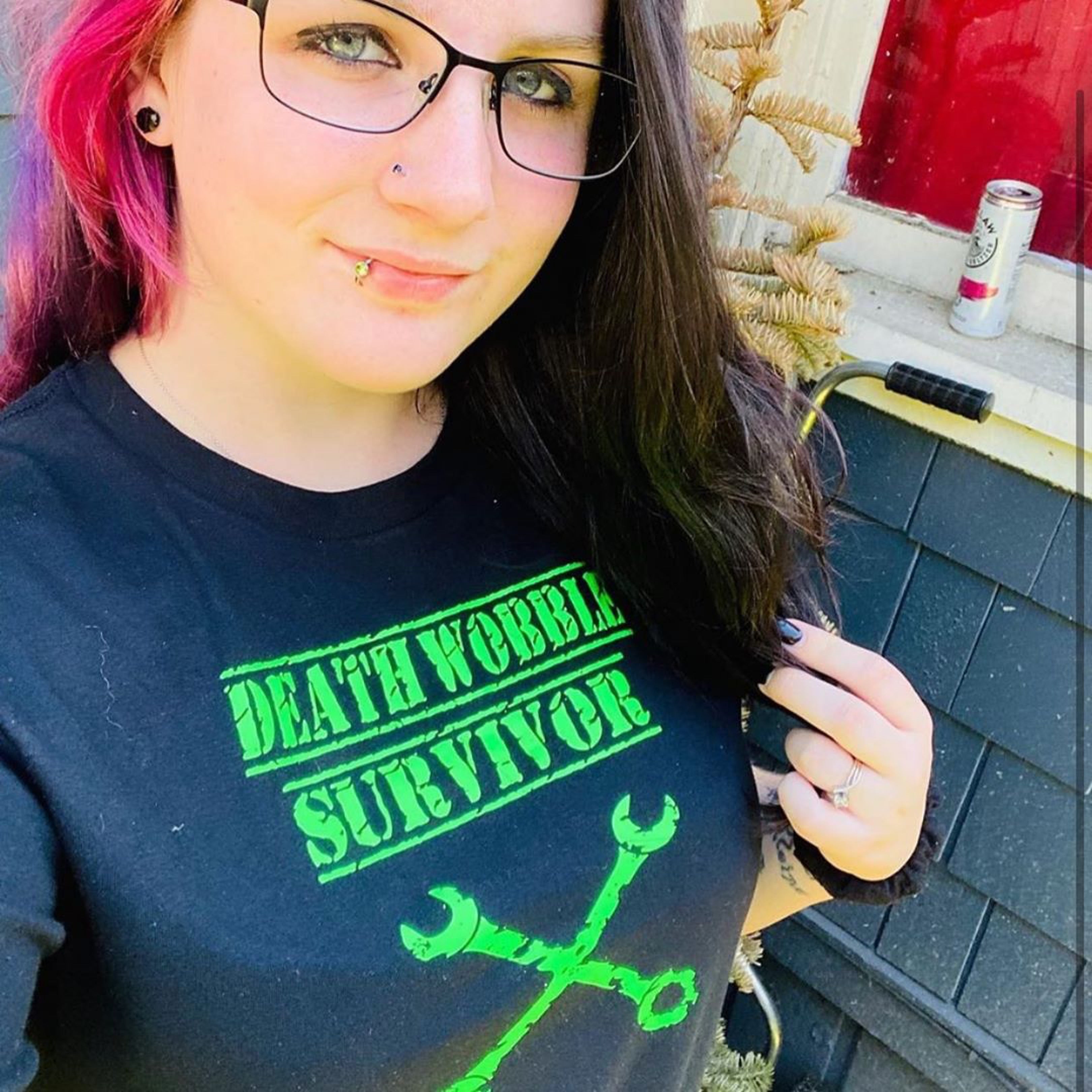 Death Wobble Survivor Black Shirt