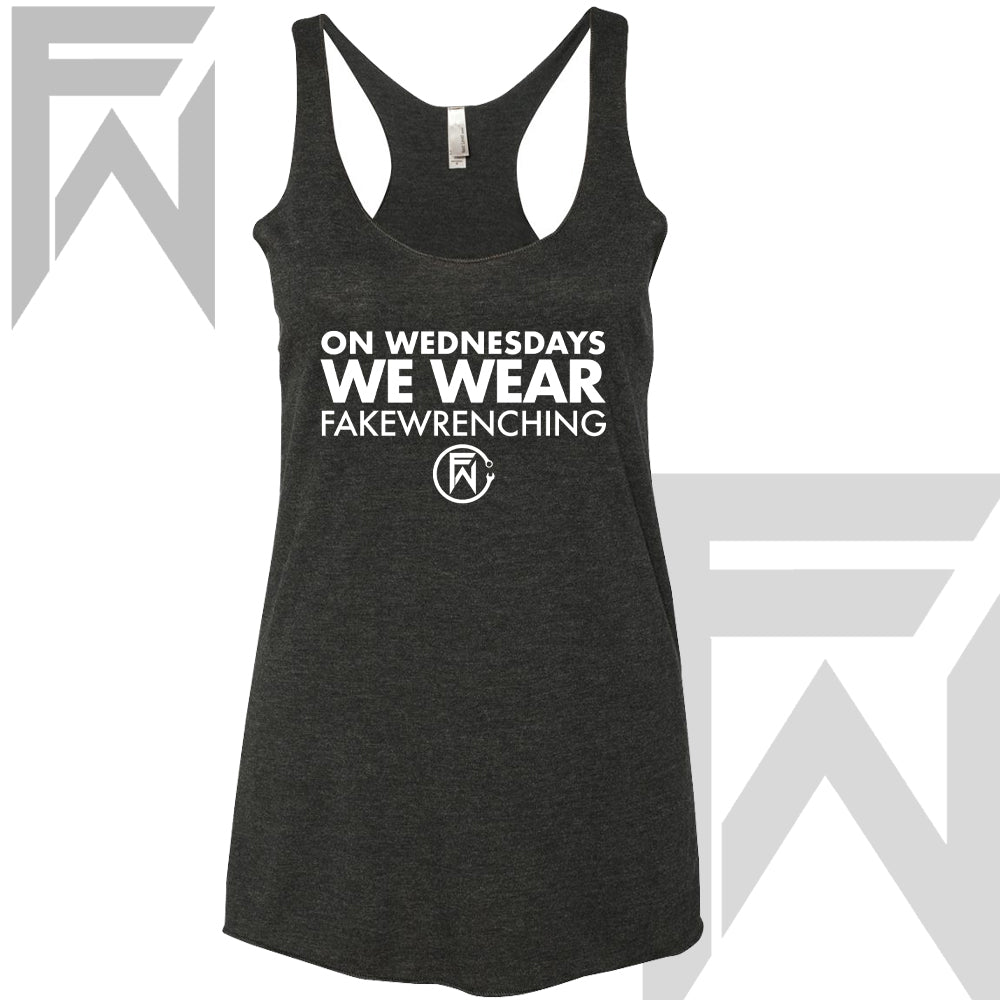 black white top back — On Wednesdays We Wear FW Tank