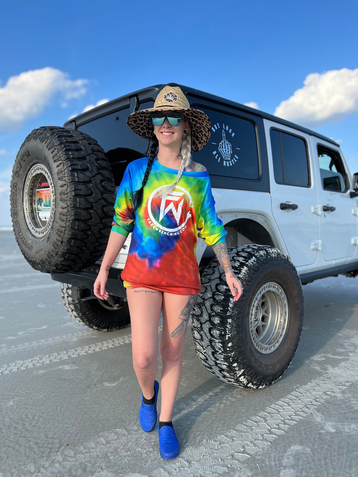 Tie dye off the shoulder * Limited Amount*