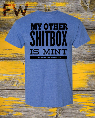 off-road graphic tee product shot — Shitbox unisex shirt