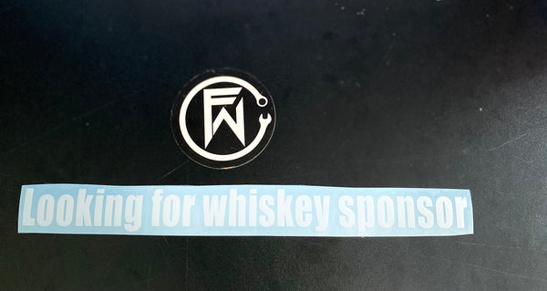 Whiskey Sponsor Decal