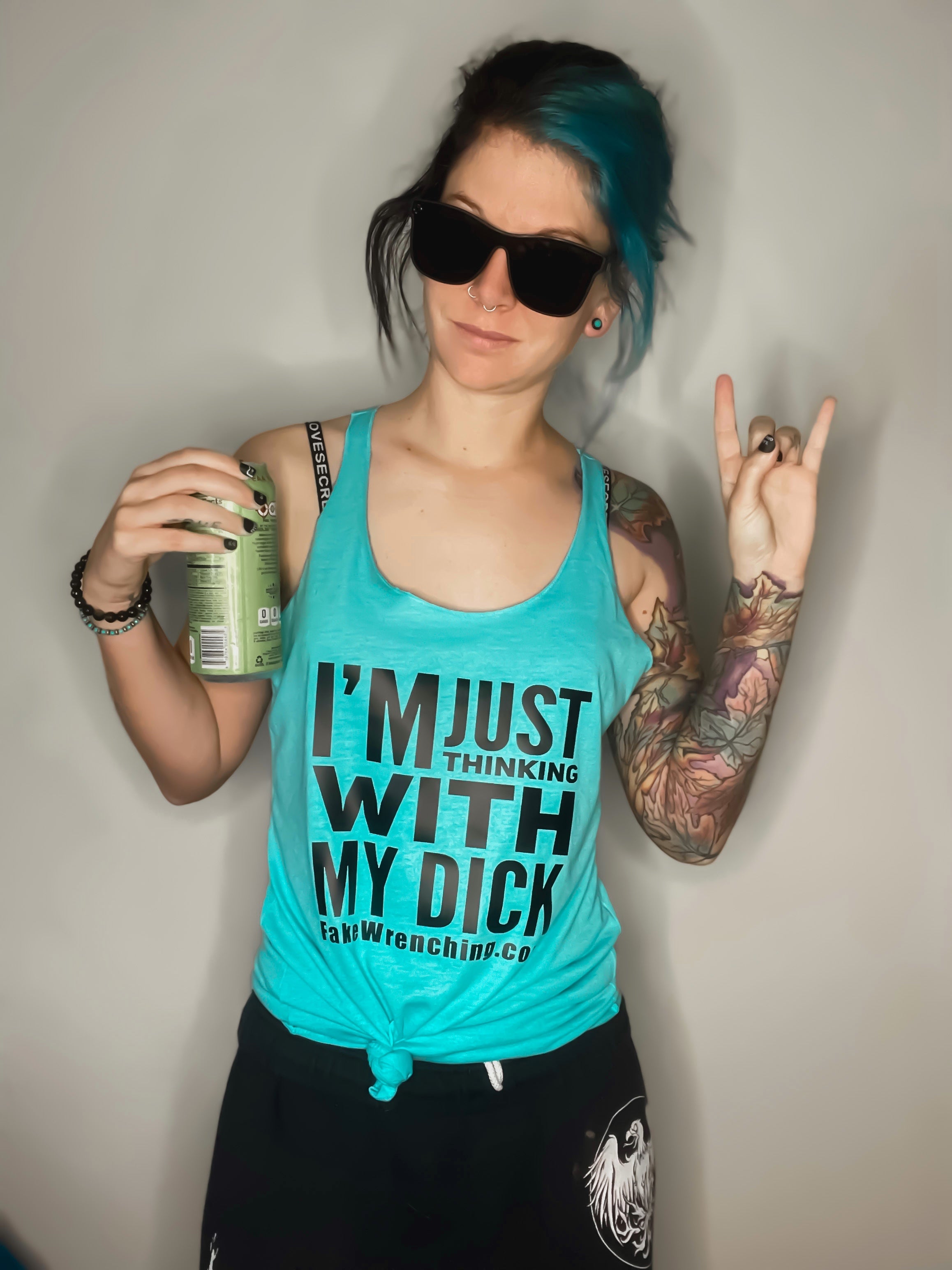 Thinking with my Dick RacerBack Tank