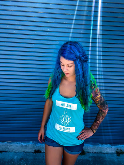punk tank top product shot — Middle Finger Racerback