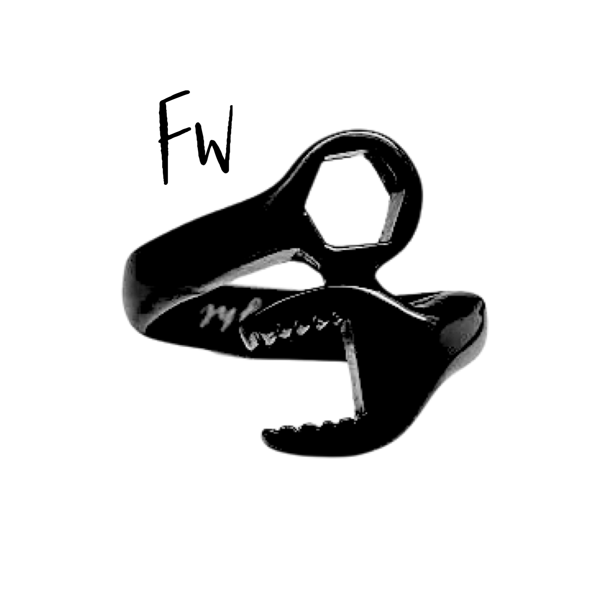 Black Wrench Ring