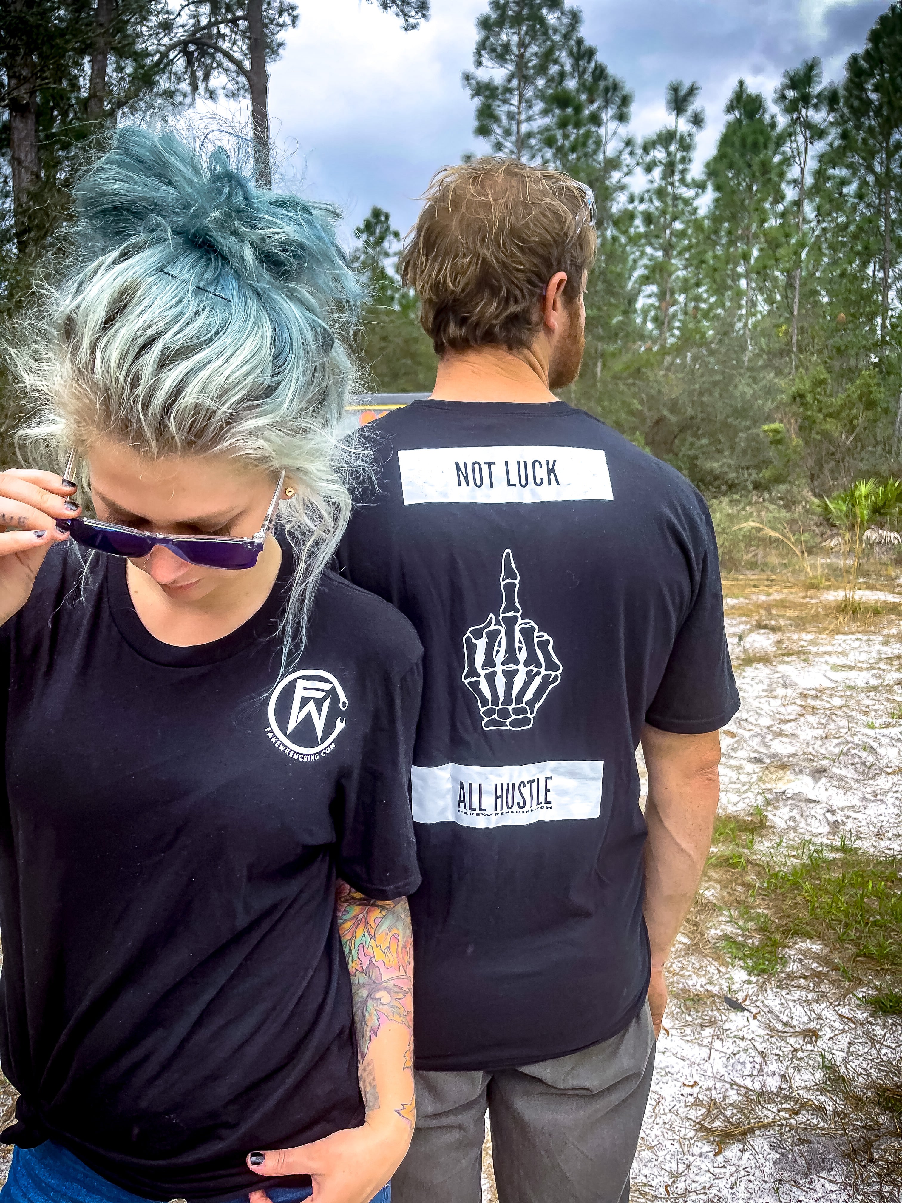 Not Luck, All Hustle Middle Finger