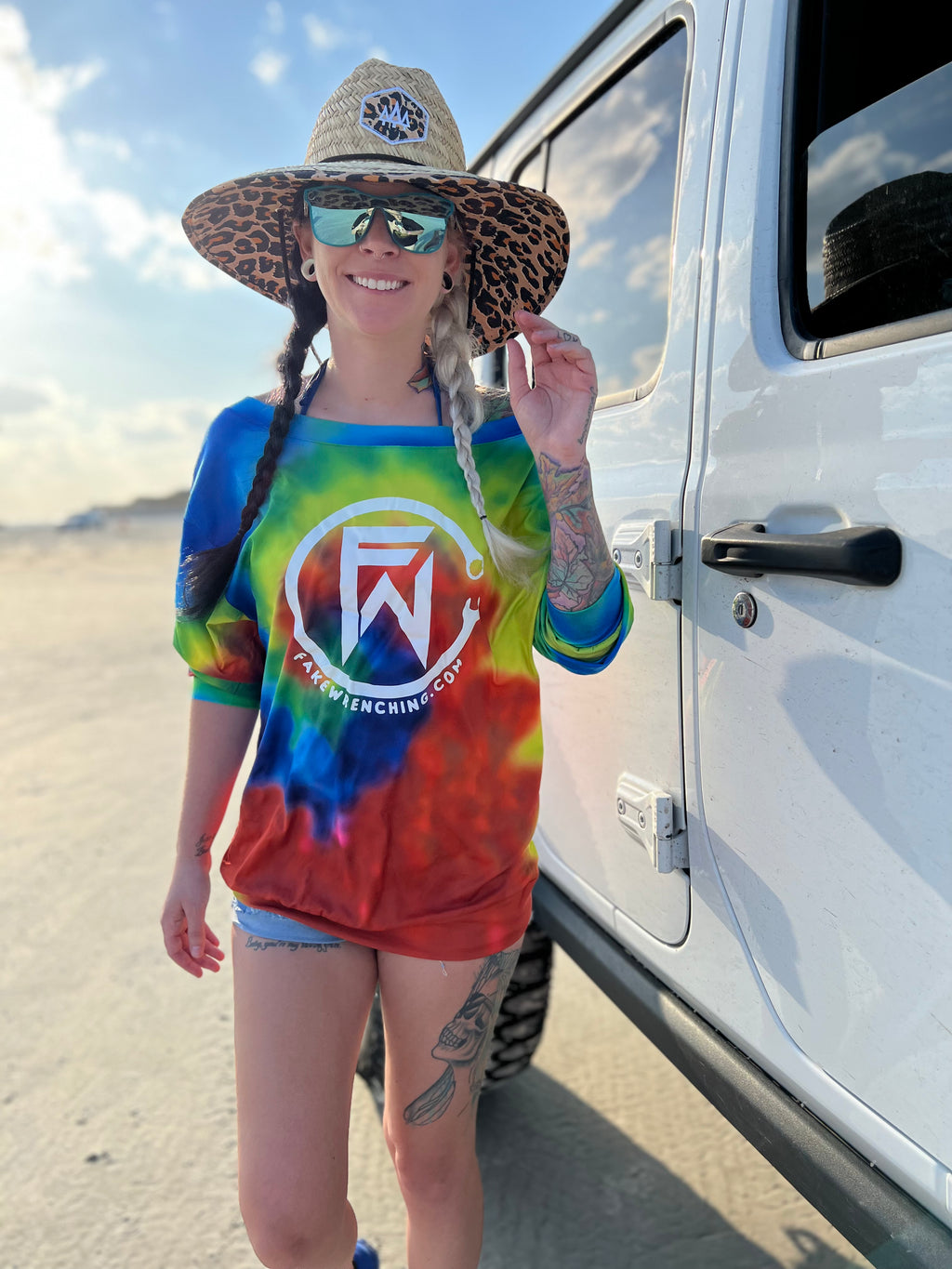 Tie dye off the shoulder * Limited Amount*