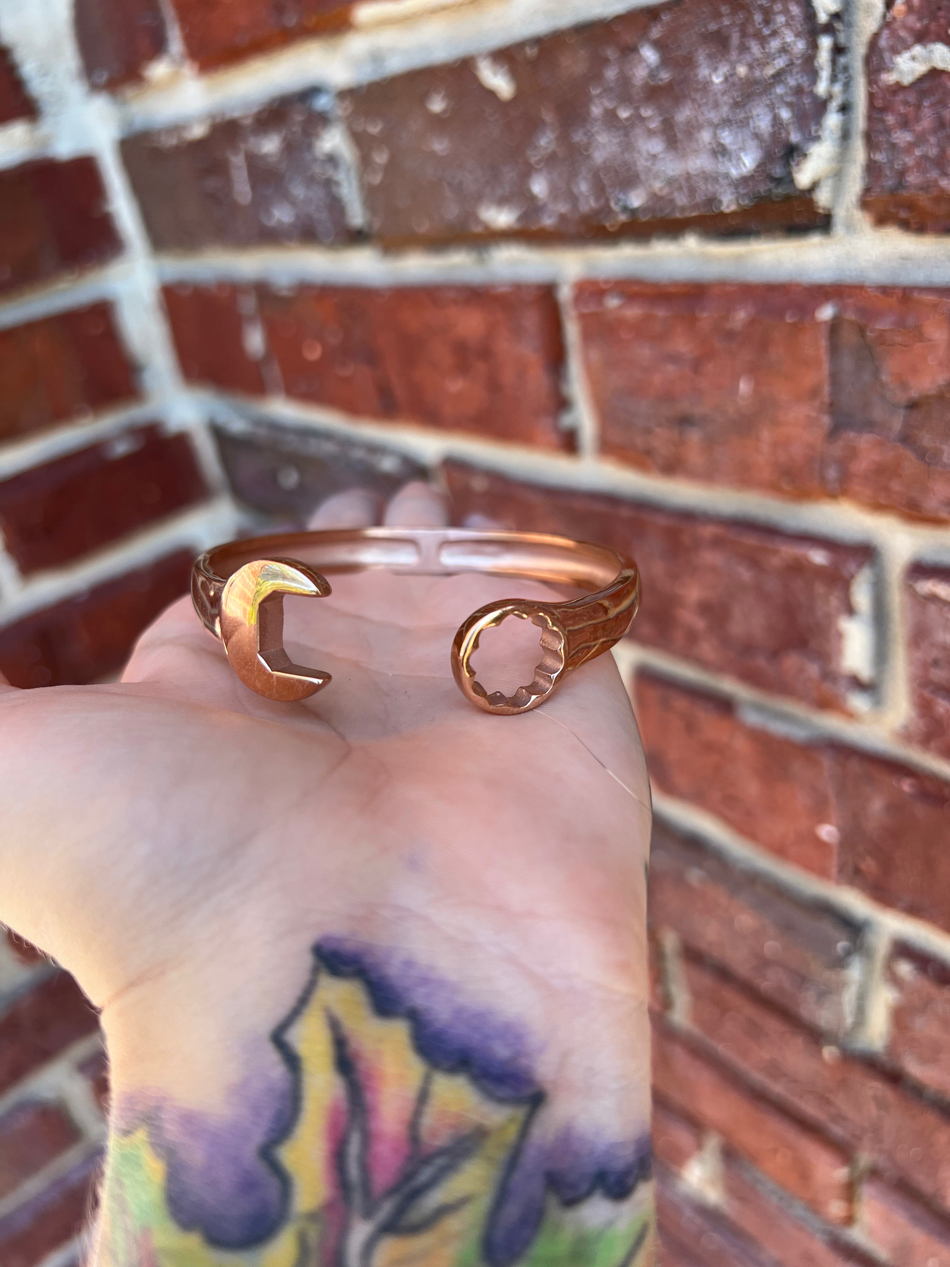 Rose Gold Wrench Bracelet