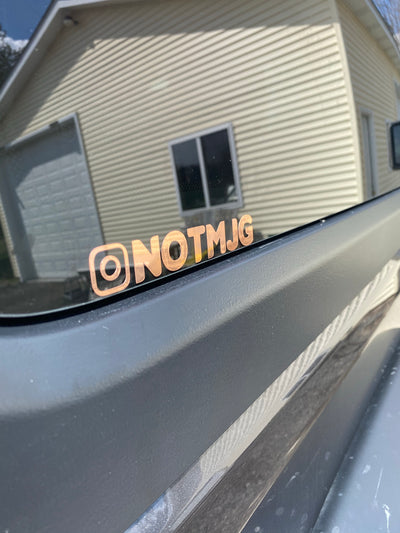 decal view 6 — Custom IG Username Decal