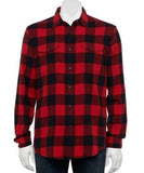 Not luck all hustle flannel (red)