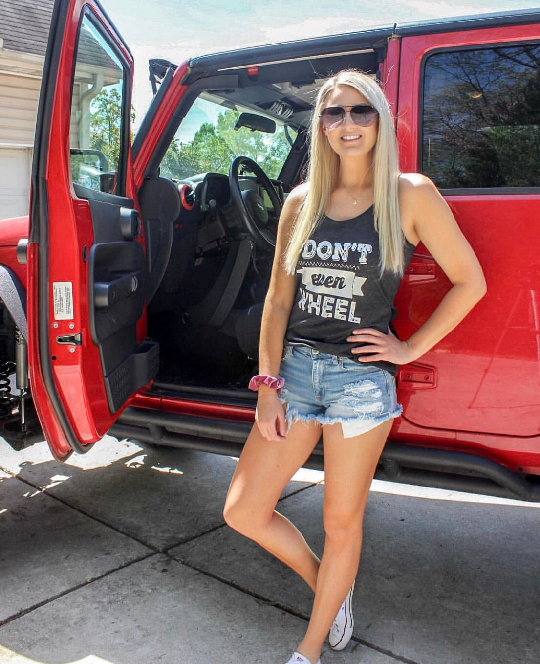 I Don't Even Wheel - Racerback Tank