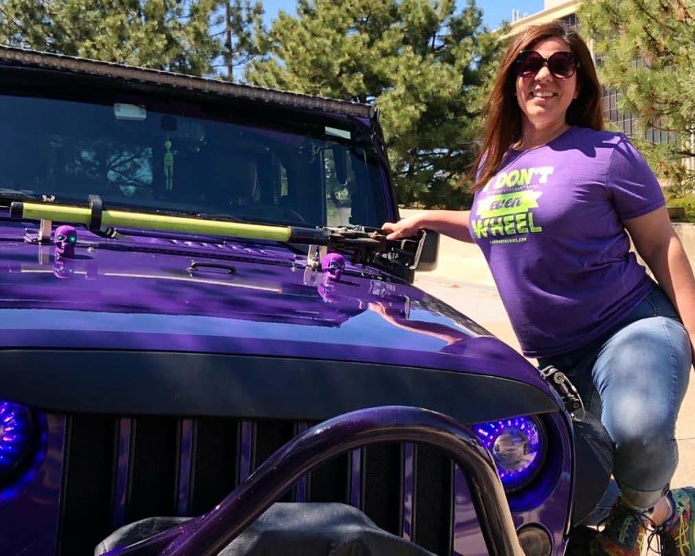 I Don't Even Wheel - Purple Unisex T-Shirt